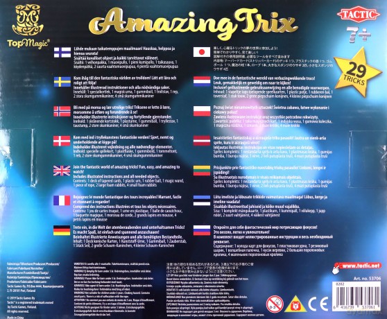 Zestaw sztuczek magicznych Amazing Trix