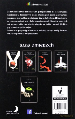 Zmierzch - Stephenie Meyer [KSIĄŻKA]