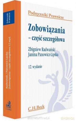Zobowiązania - część szczegółowa [KSIĄŻKA]