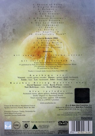 Anathema: A Moment In Time [DVD]