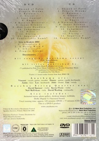 Anathema: A Moment In Time Limited (digipack) [CD]+[DVD]