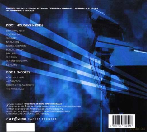 Marillion: Holidays In Eden (Live) (Limited) [2CD]