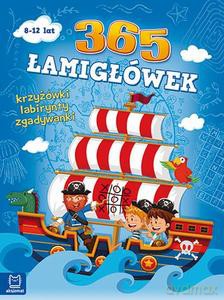 365 łamigłówek. Krzyżówki, labirynty, zagadki logiczne - Wojciech Czerepak [KSIĄŻKA]