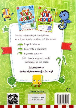 Łamigłówki mądrej główki 6-7 lat - Anna Podgórska [KSIĄŻKA]