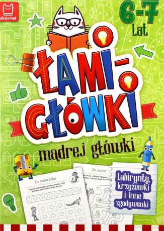Łamigłówki mądrej główki 6-7 lat - Anna Podgórska [KSIĄŻKA]