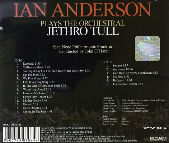 Ian Anderson (Jethro Tull): Ian Anderson Plays The Orchestral Jethro Tull [2CD]