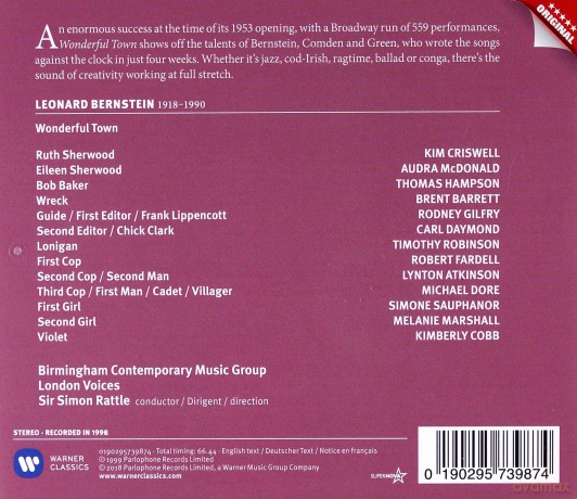 Sir Simon Rattle: Bernstein: Wonderful Town [CD]