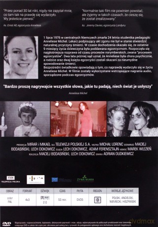 Egzorcyzmy Anneliese Michel [DVD]