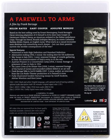 A Farewell To Arms [Blu-Ray]+[DVD]
