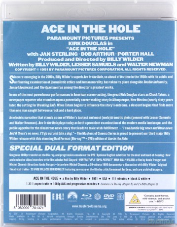 Ace In The Hole (As w potrzasku) [Blu-Ray]+[2DVD]