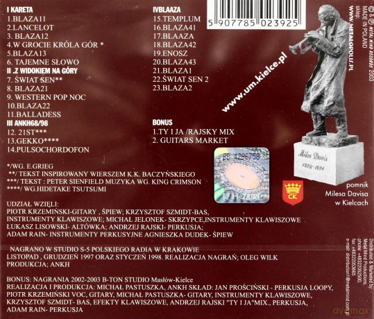 Ankh: Będzie Tajemnicą (Reedycja) [CD]