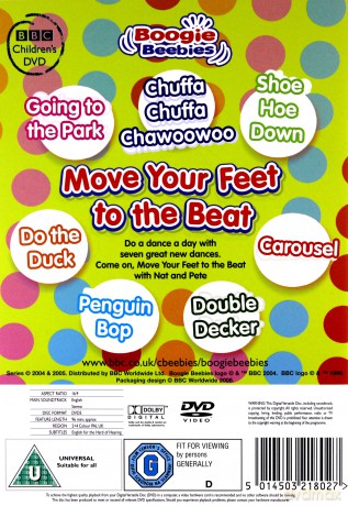 Boogie Beebies Move Your Feet To The Beat [DVD]