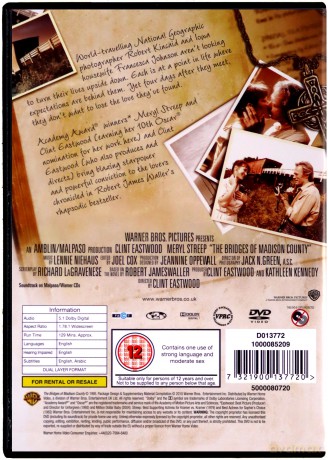 Bridges of Madison County [DVD]