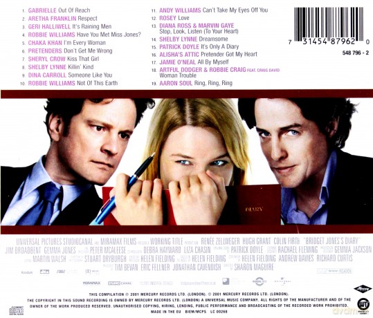 Bridget Jones's Diary soundtrack [CD]