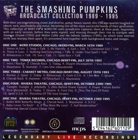 Smashing Pumpkins: Broadcast Collection 1989 - 1995 [5CD]