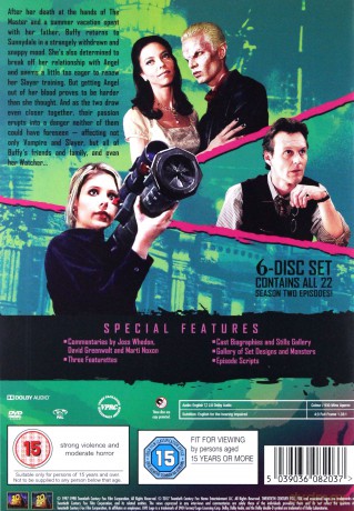 Buffy Season 2 (Buffy: Postrach wampirów Sezon 2) [DVD]