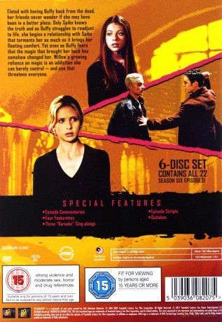 Buffy Season 6 (Buffy: Postrach wampirów Sezon 6) [DVD]