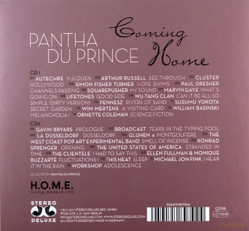 Coming Home Pantha Du Prince (digipack) [2CD]