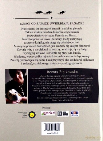Biuro detektywistyczne. Dziurka od klucza - Renata Piątkowska [KSIĄŻKA]