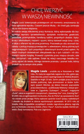 Chcę wierzyć w waszą niewinność - Magda Louis [KSIĄŻKA]