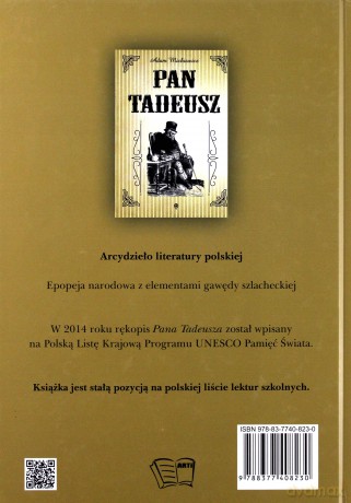 Pan Tadeusz - Adam Mickiewicz [KSIĄŻKA]