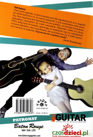 Przeboje muzyki klasycznej. Samouczek na gitarę dla najmłodszych - Jacek Wenclewski [KSIĄŻKA]