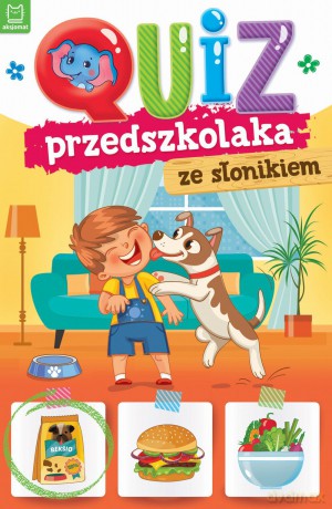 Quiz przedszkolaka ze słonikiem [KSIĄŻKA]