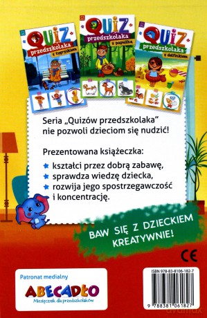 Quiz przedszkolaka ze słonikiem [KSIĄŻKA]