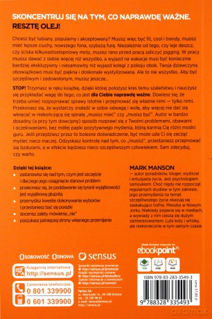 Subtelnie mówię f*ck - Mark Manson [KSIĄŻKA]