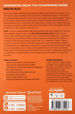 Subtelnie mówię f*ck - Mark Manson [KSIĄŻKA]
