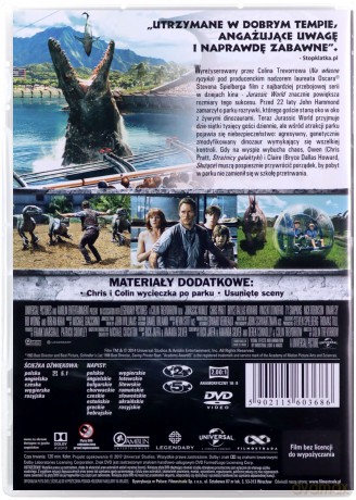 Jurassic World (Park Jurajski 4) [DVD]