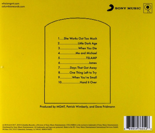 MGMT: Little Dark Age [CD]