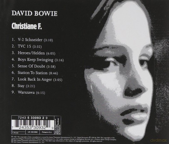 David Bowie: Christiane F soundtrack [CD]