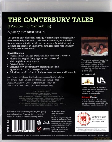 The Canterbury Tales [Blu-Ray]+[DVD]