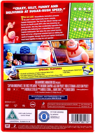 Captain Underpants (Kapitan Majtas: Pierwszy wielki film) [DVD]
