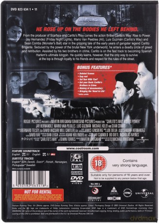 Carlitos Way Rise To Power [DVD]