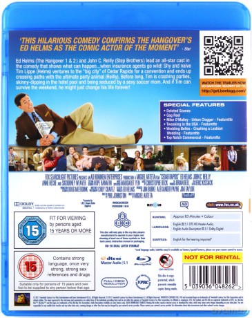 Cedar Rapids [Blu-Ray]