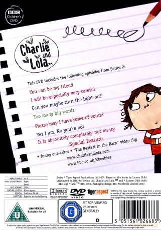Charlie And Lola Five [DVD]