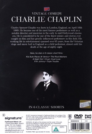 Charlie Chaplin In 6 Classic Shorts [DVD]