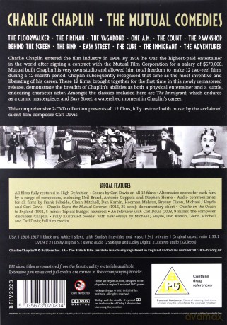 Charlie Chaplin The Mutual Comedies [DVD]