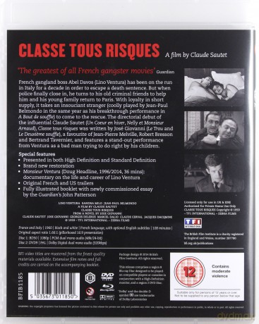 Classe Tous Risques [Blu-Ray]+[DVD]