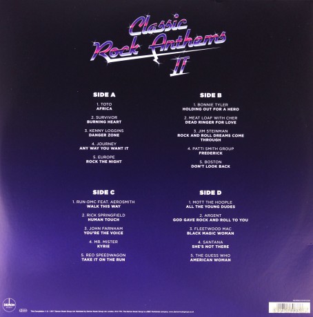 Classic Rock Anthems 2 [2xWinyl]