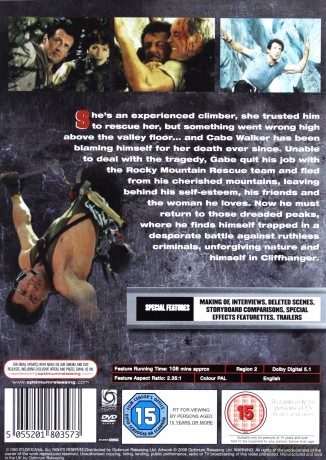 Cliffhanger [DVD]
