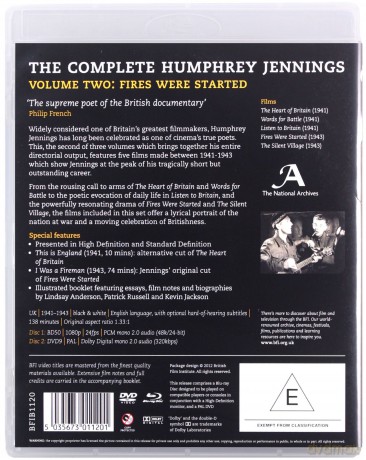 Complete Humphrey Jennings vol. 2 Fires Were Started [2xBlu-Ray]