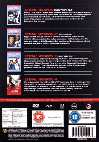 Lethal Weapon Collection (Zabójcza broń 1-4) [4DVD]