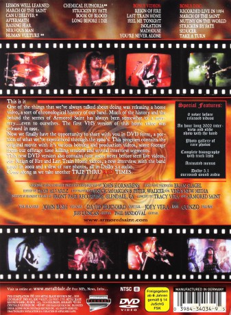Armored Saint: A Trip Thru Red Times [DVD]