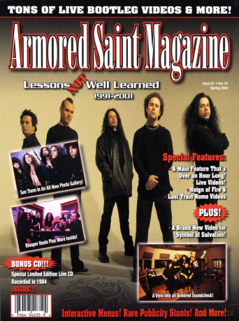 Armored Saint: A.S. Magazine: Lessons Not Well Learned  [CD]+[DVD]