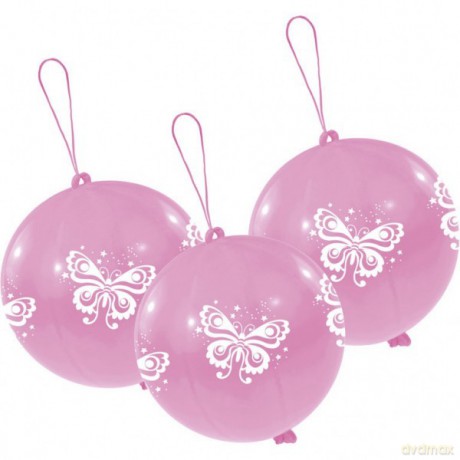 3 balony lateksowe do skakania - Motyle