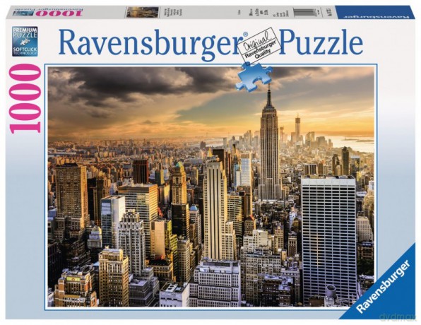 RAVENSBURGER 1000 el. Drapacze chmur, Nowy York [PUZZLE]