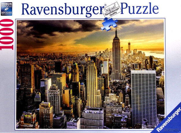 RAVENSBURGER 1000 el. Drapacze chmur, Nowy York [PUZZLE]